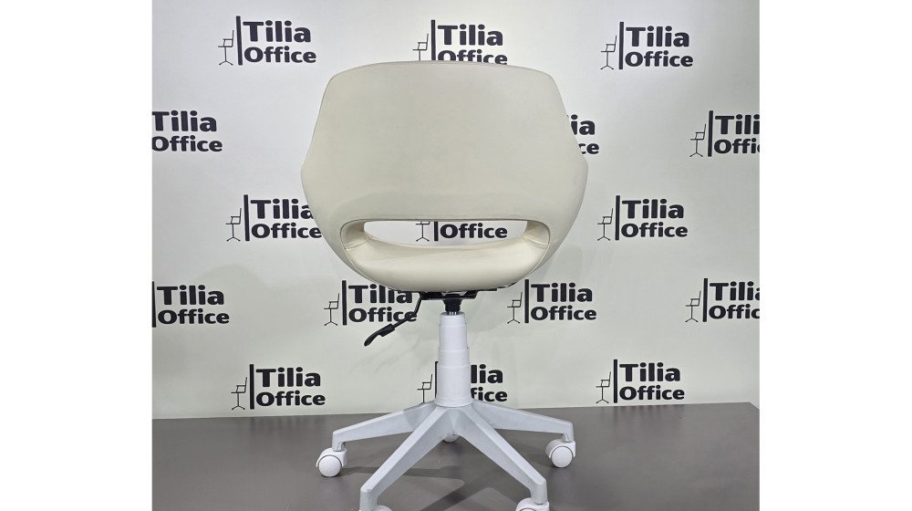 Monaco Çalışma Kesim Çocuk Koltuğu Beyaz Ayak Krem